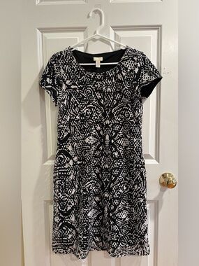 NWT B/W Chico’s Layla Dress, Size 1